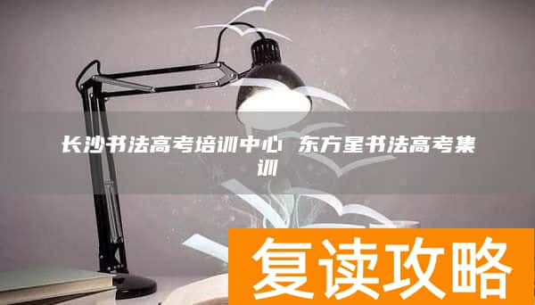 长沙书法高考培训中心 东方星书法高考集训